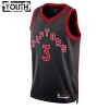 Dres Toronto Raptors OG Anunoby 3 Jordan 2022-23 Statement Edition Crno Swingman - Dječji